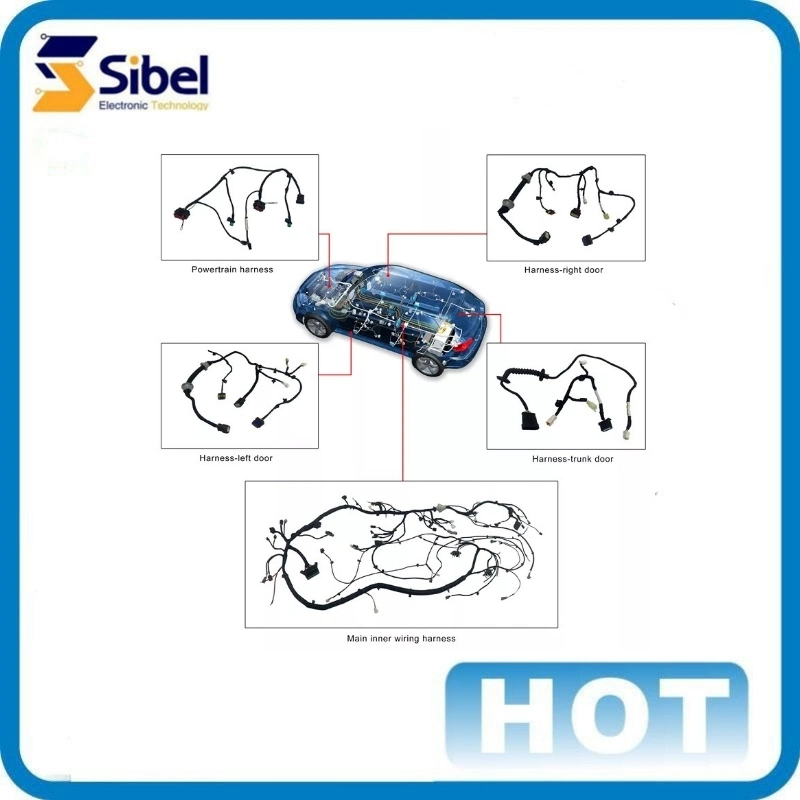 Custom Automotive Wire Harness Industry Car Harness Wire Internal Connection Cable with High Quality