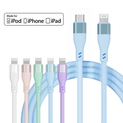 Meilleur câble USB de chargeur Lightning Apple iPhone Câbles de charge certifiés Mfi